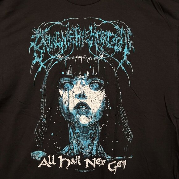 Bring Me the Horizon All Hail NexGen AMen Lyrics T-Shirt XL - Picture 2 of 4